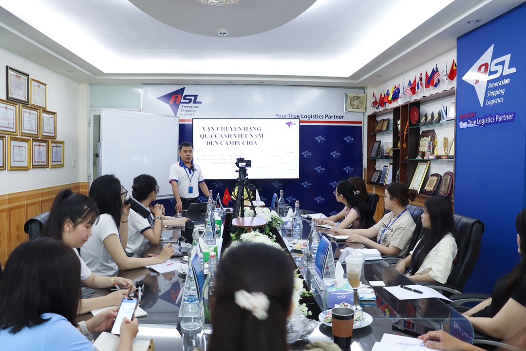 ASL LOGISTICS TỔ CHỨC ĐÀO TẠO VỀ VẬN CHUYỂN HÀNG QUÁ CẢNH VIỆT NAM - CAMPUCHIA